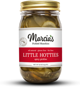 Marcia's Little Hotties www.marciaspickles.com